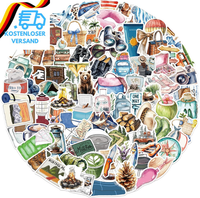 100 StüCk Sticker Aufkleber Set Wasserfest FüR Scrapbooking Bullet Journal
