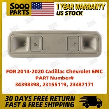 Front Beige Dome Lamp Assembly For 2014-2020 Cadillac Chevrolet Gmc 84398398