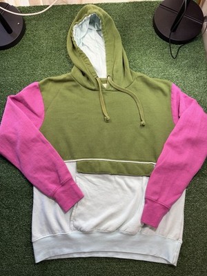 Black Jack 1999 Hoodie Sz M Pullover Sweatshirt Color Block