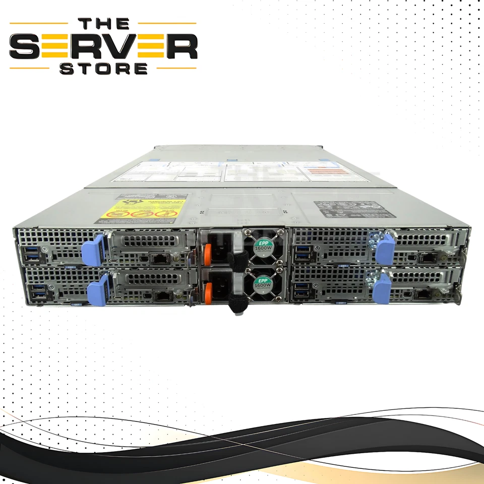 Dell PowerEdge C6420 4-Node 8x Gold 6222V 20C 2TB 24x Trays 2x 10GbE Rails - Image 2 of 3