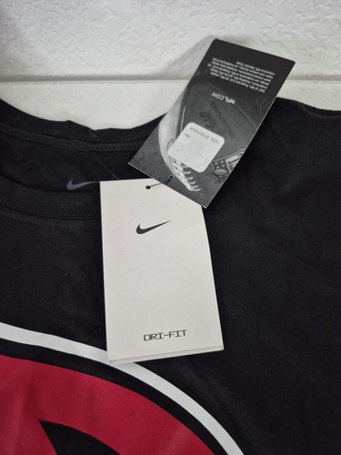 Nike NFL Team Apparel The Tee Uomo 3XL Nero Dri Fit Cardinale Manica Corta NUOVO - Foto 7 di 12