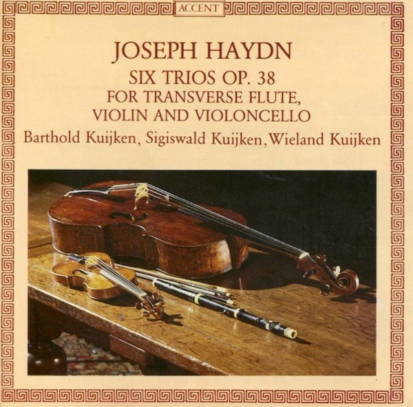 Haydn - Sei Trii Op. 38 / Sigiswald Berthols & Wieland Kuijken - CD