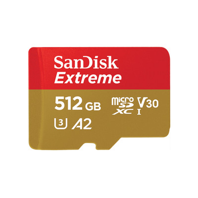 SanDisk 512GB Extreme microSDXC UHS-I Memory Card - SDSQXAV-512G-GN6MA