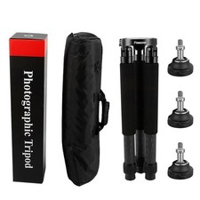 CF-50 Portable Carbon Fiber Tripod 460-770mm 50KG Load 3PCS 45MM Foot Pads