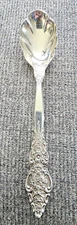 1847 Plated RogersBros. IS, Silver Plated, Silver Scallop Sugar Spoon,Vintage