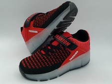 USB Rechargeable Red Roller Skate Shoes LED Lights Kids Fashion Sneakers