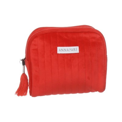 Annayake, Kulturbeutel, Damen, Rot, Streifen, 16, 8, 17 cm #wTz