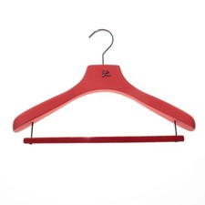 Isaia Suit Hanger in Orangey Red with Purple Coral Composite
