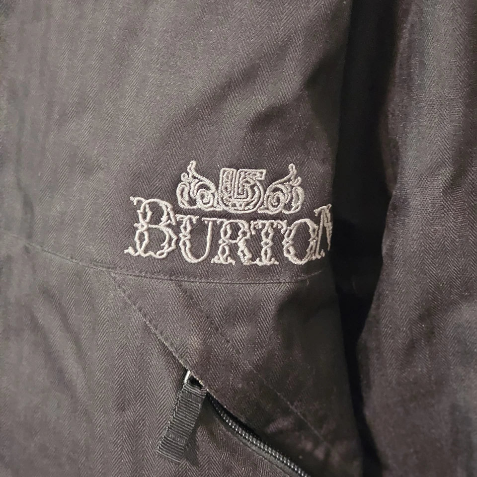 Women’s Burton Cool Flavors Dry Ride Snowboarding Coat Size XL Black Hooded - Image 2 of 4