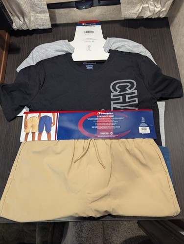 Champion Tees & Shorts Boys' Medium 10/12 - NWT - Great For Back To School - Picture 2 of 3