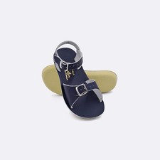 New Sun-San Salt Water Sandals, surfer style, navy, child 11,NWT