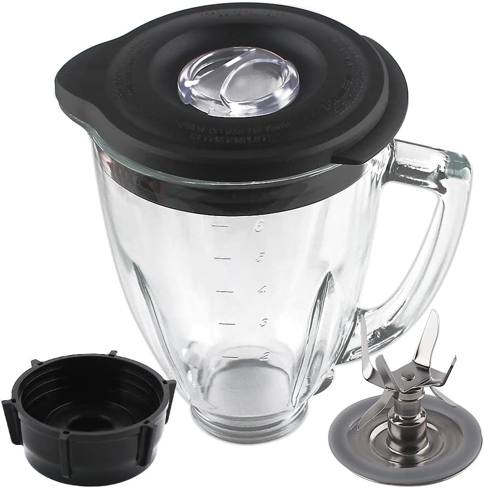 Replacement parts 6-Cup Glass Jar With Blade, Compatible wit