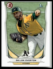 2014 Bowman Prospects #BP60 Dillon Overton Oakland Athletics