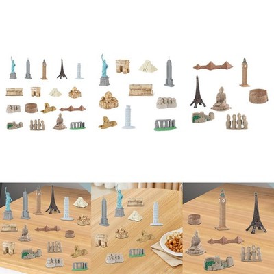 Wahrzeichen Gebäudemodelle Welt Gebäude Modell Pädagogisches Lernen Spielzeug Reisen