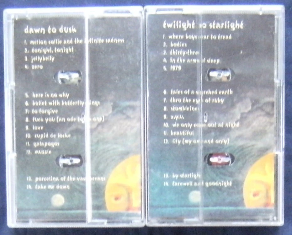 SMASHING PUMPKINS Mellon Collie & The Infinite Sadness 2xCassette Tape (EU1995) - Image 2 of 4