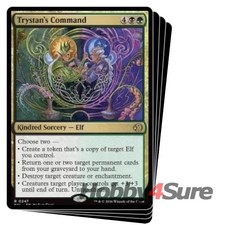 Trystan's Command X4 M/NM Magic: The Gathering MTG Lorwyn Eclipsed