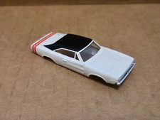 Dodge Charger Body - White Red - TJet, ThunderJet, Dash, Auto World
