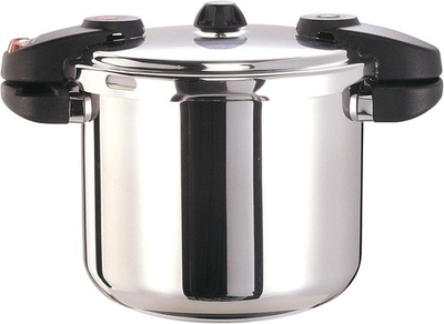 #ad #ad Buffalo Pressure Cooker 8 Qt Stainless Steel Canning Pot Gemini All Heat Source $100.00