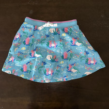 Mini Boden girls 9-10 multi color mermaids ocean life skort EUC ref 1042