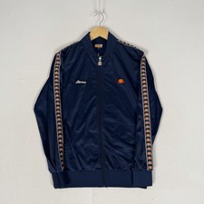 Ellesse Tracksuit Top Track Jacket Giraldo Blue Logo Casuals Terrace Retro 80s S