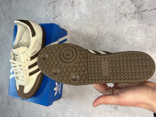 Adidas Samba OG - Off White Earth Strata UK 4 - JI1991 - BRAND NEW ✅ - Picture 8 of 9