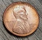 1945-D BU Red Lincoln Wheat Cent ~ Free Shipping!