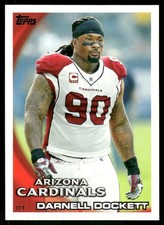 2010 Topps #233 Darnell Dockett Arizona Cardinals football card