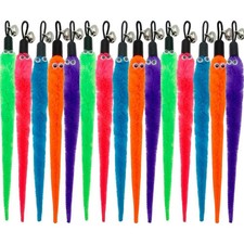 Interactive Cat Toy Worms Refills 10 Pieces Plastic Cat Wand Attachments