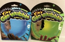 Tiny Wubble Bubble Ball 2 New Packs Of One Each Blue  Green