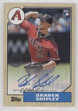 2017 Topps 1987 Rookie and All-Star Edition Braden Shipley #1987A-BS Auto 1u6