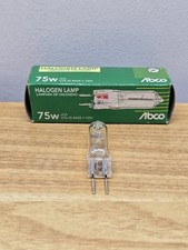 New ABCO 04418 75T3Q/CL Halogen Lamp Light Bulb 75W 120V JCD GY6.35 BASE