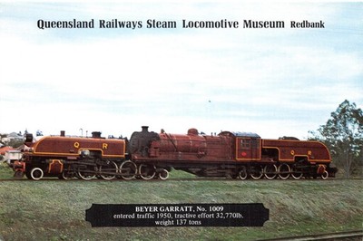 AUSTRALIAN STEAM TRAIN BEYER GARRATT NO 1009 V LARGE UNBENUTZT SEHR GUTER ZUSTAND