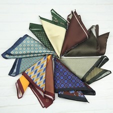 Men's Pocket Square Paisley Handkerchief Vintage Chest Business Suit Accessories