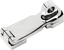 3 Inch Marine Grade Stainless Steel Door Hasp, Heavy Duty with Padlock Eye Mount