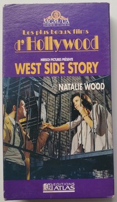VHS WEST SIDE STORY NATALIE WOOD + CHARKIRIS ORIGINAL VERSION UNTERTITEL ATLAS