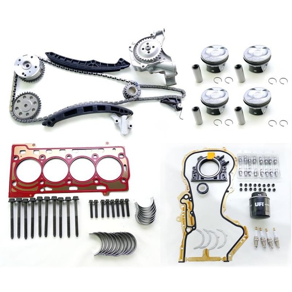 Rep Kit. ÜM FüR Vw, Audi, Seat, Skoda 1.4 TSI Mit +0,50 ÜBermaßKolben-image