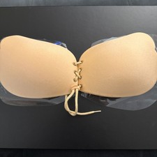 X2 Invisible Strapless Adhesive Bra Push Up Sticky Silicone Strapless Bra C CUP