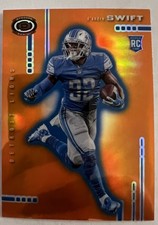 2020 Panini DYNAGON ORANGE Prizm #D8 D'Andre Swift RC 47/75 Lions