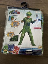 Disguise Pj Masks Gekko Toddler Costume 3-4T Glows In Dark