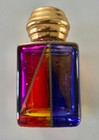 Vintage Miniature Murano Hand Painted Glass Harlequin Perfume Bottle — photo 4