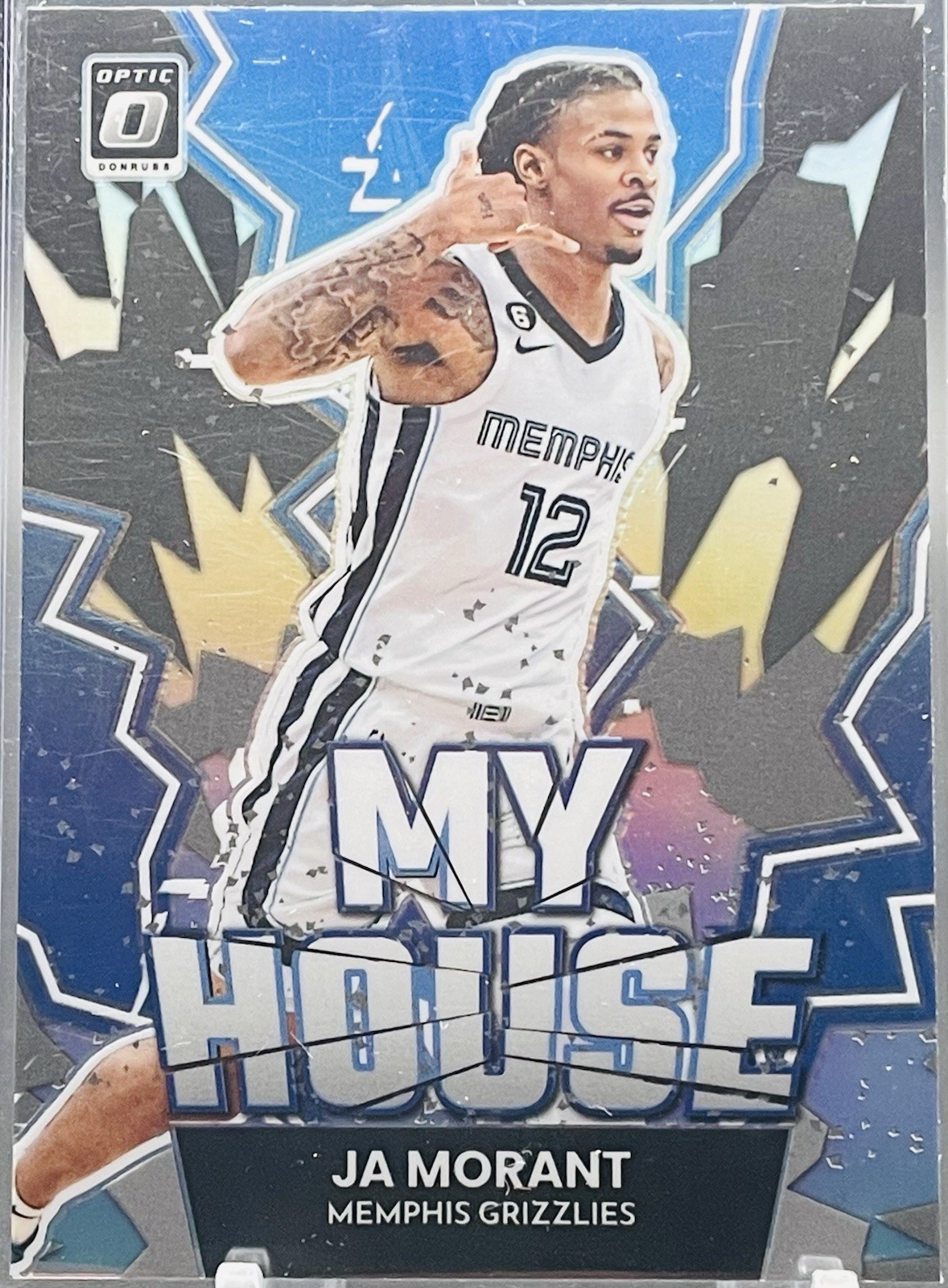 2022 Panini Donruss Optic - My House Holo Prizm #18 Ja Morant