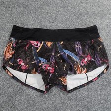 Lululemon Shorts 6 Speed Up Low-Rise Lined Short 2.5 Floral Watercolor 0927