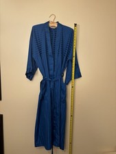 Christian Dior Robe Monsieur One Size Fits All Men  s Unisex Blue Silky Ties