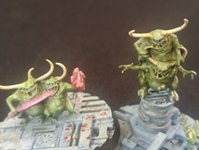 2 Nurglings Swarms, Objectives Chaos Daemons Maggotkin Nurgle Age of Sigmar 40K