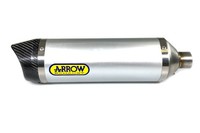 Arrow Auspuff Thunder FüR Honda CBF125 2009-2014, Aluminium (Nur Mit Arrow