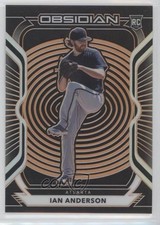 2021 Panini Chronicles Obsidian Electric Etch Orange 15/28 Ian Anderson #60 02vv