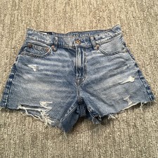 NWT American Eagle Denim Shorts - Wmns 0-90s Boyfriend Short Distressed - Shorty