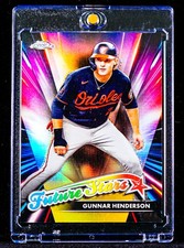 GUNNAR HENDERSON RARE REFRACTOR HOLO COLORBLAST INVESTMENT ORIOLES CARD SSP