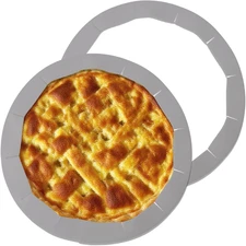 2PCS Adjustable Baking Pie Crust Shield Protector Cover for Edges of Pie - 8-Inc