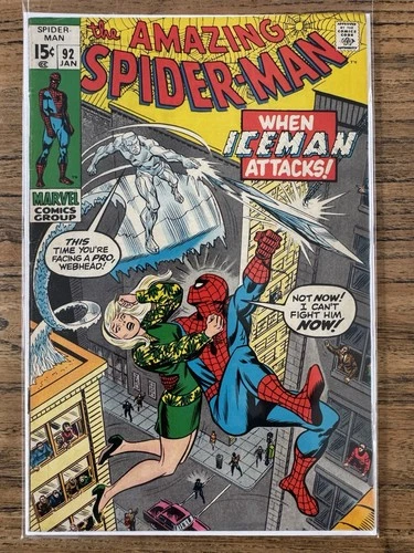 THE AMAZING SPIDER-MAN #92 MARVEL COMIC 1970 VG/FN RANGE
